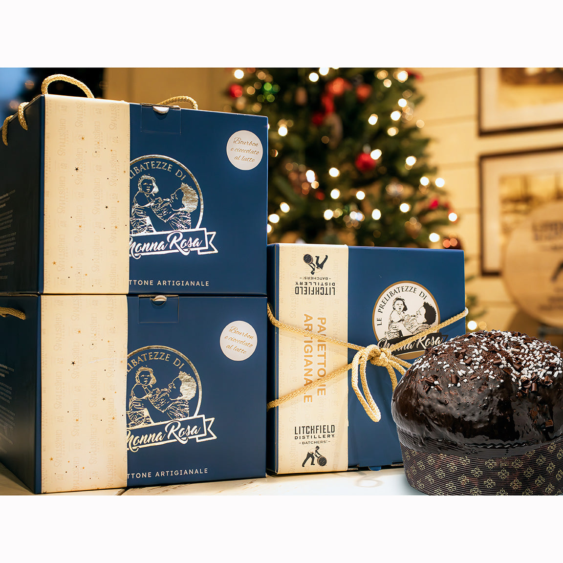 Italian Panettone Bourbon Cakes