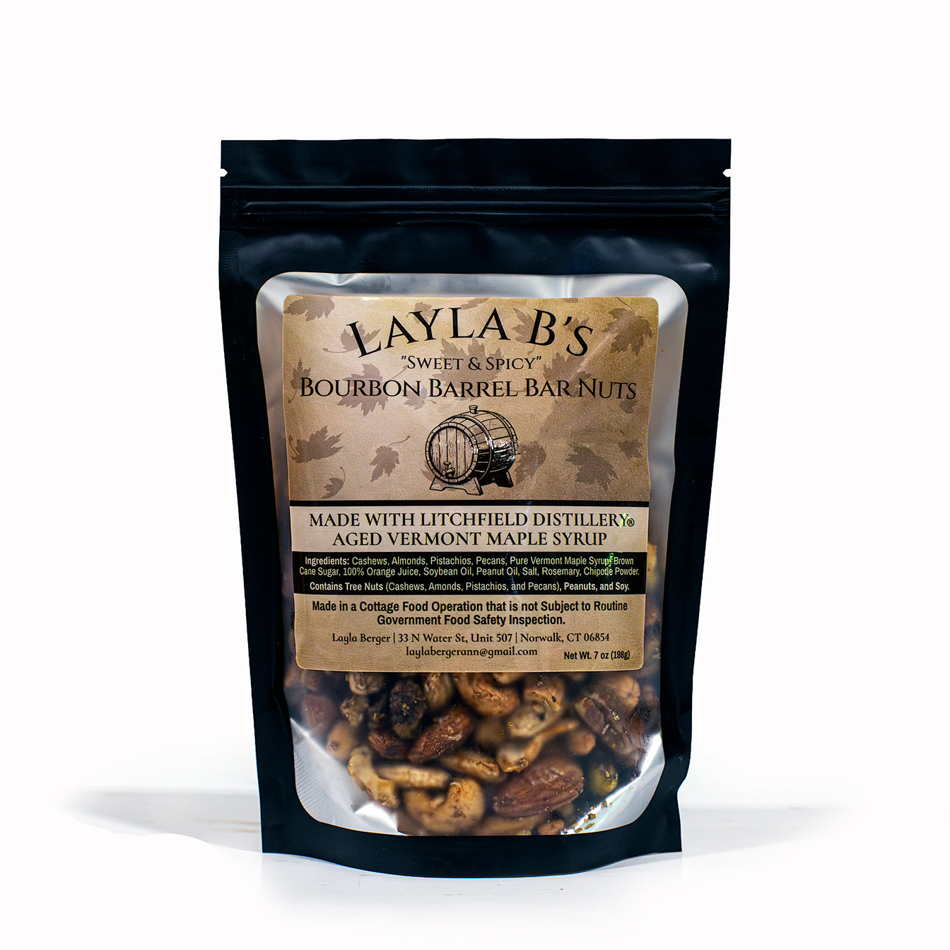 Layla B's Bourbon Barrel Bar Nuts