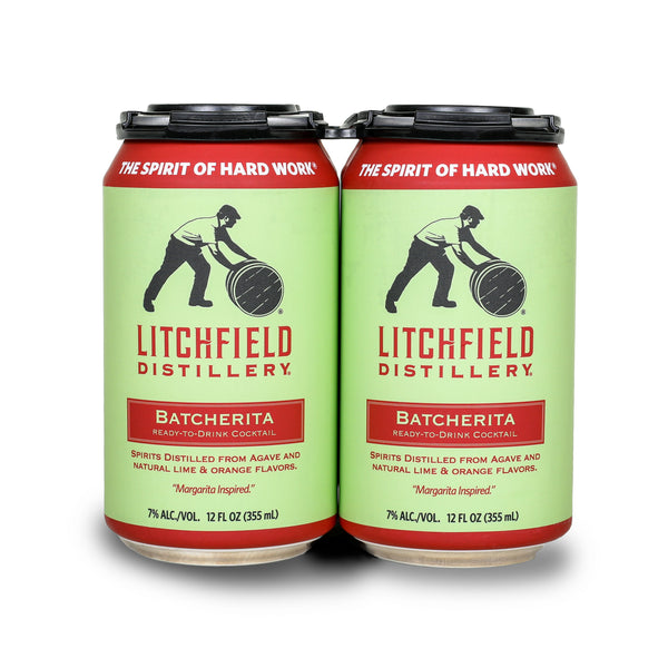 Litchfield Distillery "Batcherita" Cocktail Cans: 4-Pack